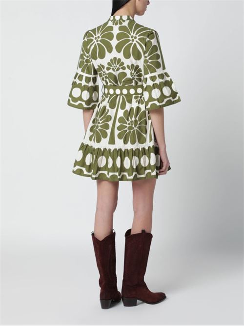 Palermo minidress FARM RIO | 344602PALERMOGREEN26083